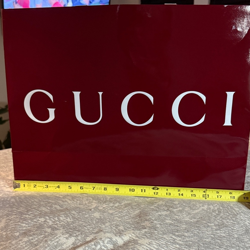 Gucci Deep Red Shopping Bag